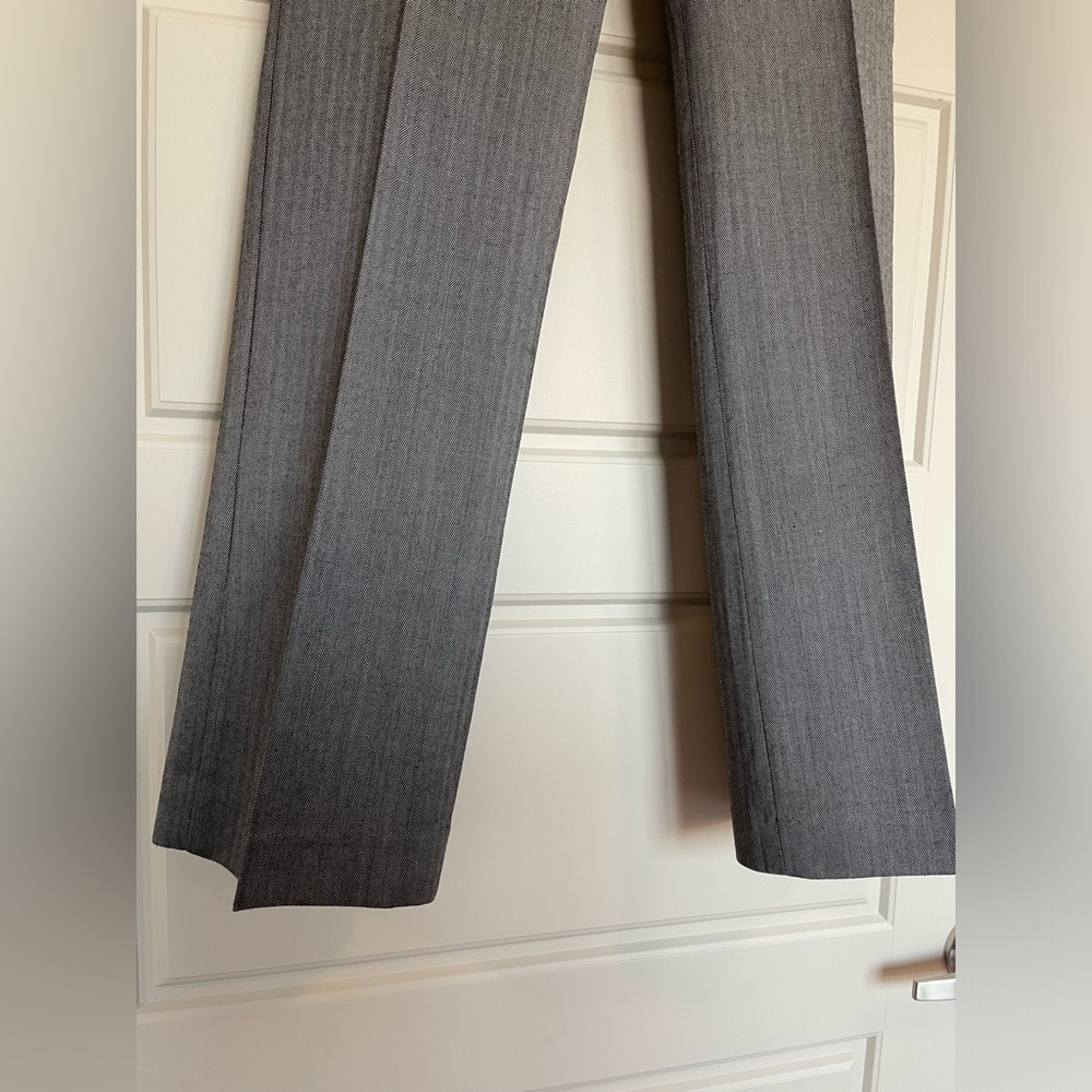 Gap Stretch Slacks - Grey Ribbed - image 3